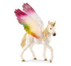 SCHLEICH - LICORNE AILÉE ARC-EN-CIEL, POULAIN #70577